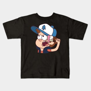 Dipper with Ice Cream Kids T-Shirt